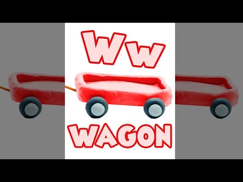 W is for WAGON! | Phonics for Kids #Shorts