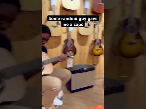 Playing forbidden riffs in Guitar Center