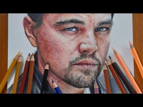 Drawing Leonardo DiCaprio Colorpencil Portrait Art By Rebelkalakar