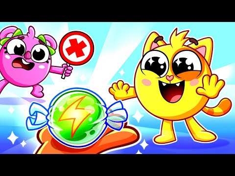 Superpower Candy 🍬 or Super Fruits? 🍇 Funny Kids Songs🐱🐨🐰🦁 And Nursery Rhymes by Baby Zoo