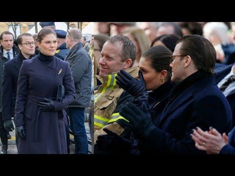 Crown Princess Victoria sheds tears during remembrance concert