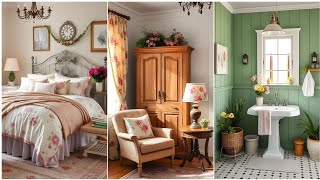 Vintage style home decorating ideas for spring. Vintage Rustic Home Decor. #vintagestyle #homedecor