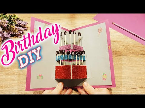 WOW! DIY Birthday Card 🎉Make a Stunning 3D Pop-Up Birthday Card! 🎈