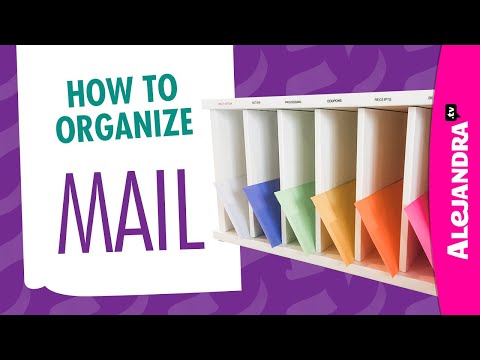 How to Organize Mail & Bills (Part 3 of 9 Paper Clutter Series)