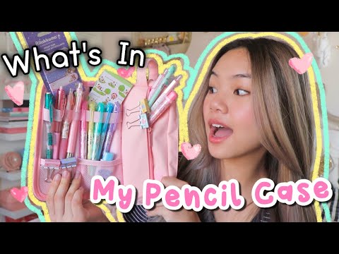 WHAT'S IN MY PENCIL CASE (Cute Stationery!) 🧸✏️