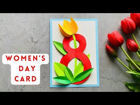 DIY Women's Day Card | Women's Day Card Making | International Women's Day 2025 #womensday