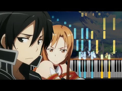 Crossing Field - Sword Art Online Season 1「ソードアート・オンライン」Opening 1 (Piano Synthesia)