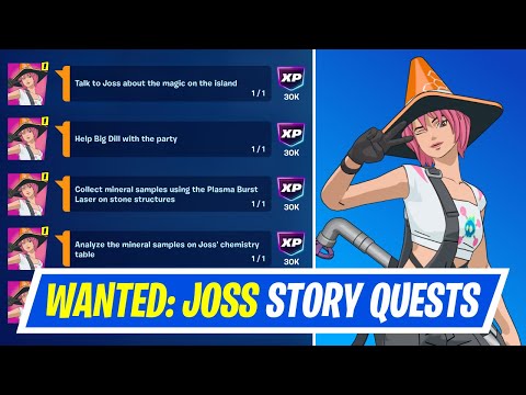 Fortnite Complete Story Quests - How to EASILY Complete Wanted: Joss Story Quest Challenges Fortnite