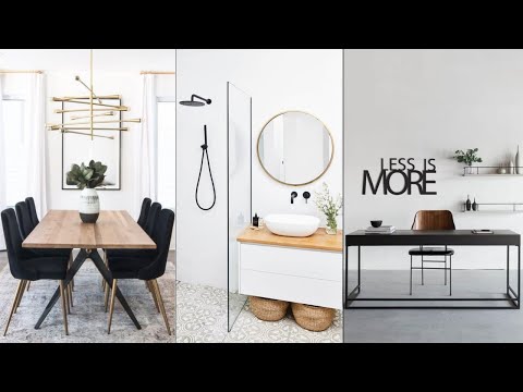 100 MINIMALIST HOME DECOR IDEAS - MINIMALIST INTERIOR DESIGN 2025 - MINIMALIST APARTMENT STYLE