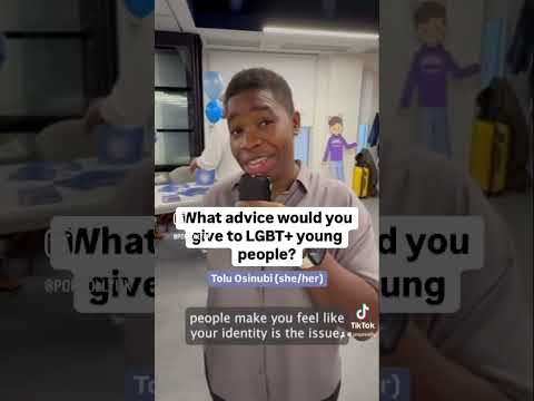 What would your advice be to LGBT+ young people? 🌈🏳️‍⚧️