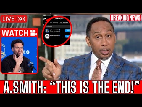 URGENT! "Is Klay Thompson Gone!" - Stephen A. Smith reacts to Klay Decision To Leave | Warriors News