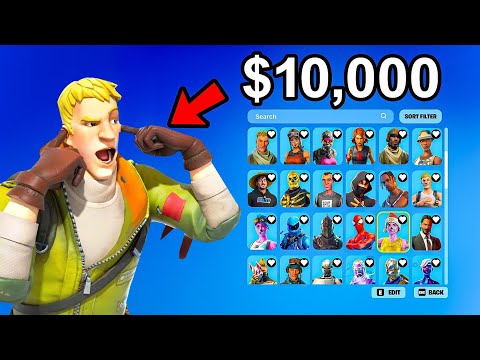 Hacking Into A RICH KID Fortnite Account!