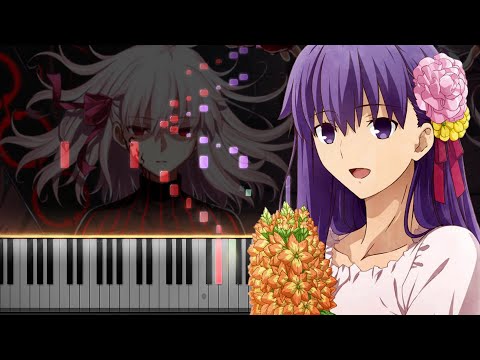 Haru wa Yuku「春はゆく」-  Fate/Stay Night: Heaven's Feel Part III Spring Song Ending (Piano Synthesia)