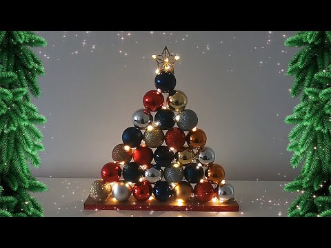 DIY Christmas Tree:  Easy, Affordable and Stunning Holiday Craft