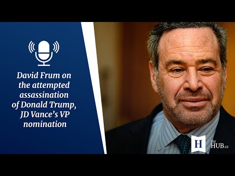 In Conversation with David Frum: Attempted assassination of Donald Trump & JD Vance's VP nomination