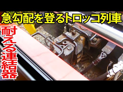 【乗れる廃線】急勾配に挑むトロッコ列車と歴史ある廃線に密着