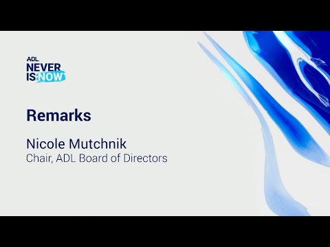 Nicole Mutchnik, Chair, ADL Board of Directors | Never Is Now 2025