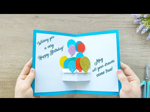 Creative Birthday Card DIY: How to Make a Pop-Up Card for Birthday!