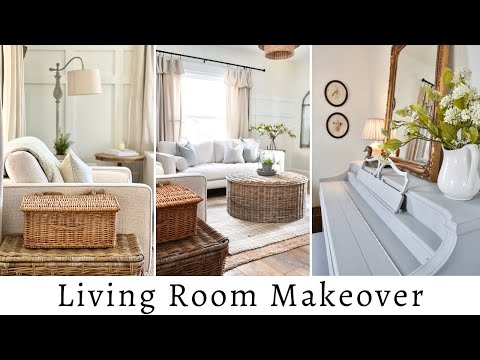 Living Room Makeover | Cozy Cottage Decorate with Me | Living Room Ideas