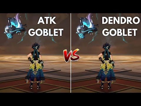 ATK vs DENDRO GOBLET!! BEST Build for C0 KINICH Genshin Impact