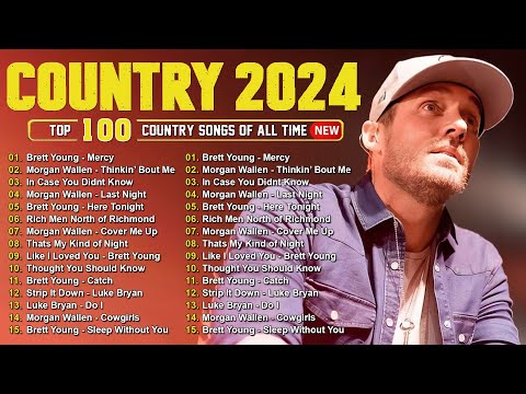 New Country Music 2024 🎸 Brett Young, Luke Combs, Chris Stapleton, Luke Bryan, Morgan Wallena