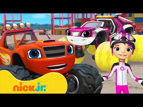 Blaze Builds with Gabby & Watts! 🔧 Blaze and the Monster Machines Full Scene | Nick Jr.