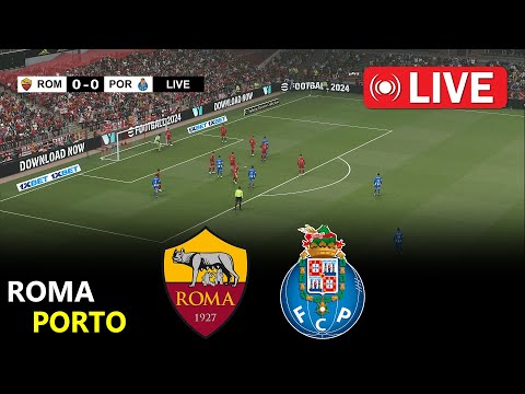 As Roma x FC Porto |  Liga Europa 2025 | eFootball pes 21 gameplay,