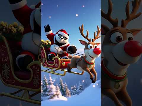 KUNG FU PANDA PO's Singing Songs Christmas Song for Kids | Jingle Bells Melody #holidayswithyoutube