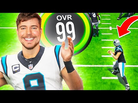 I Put Mr Beast At Quarterback And This Guy Was Shocked!