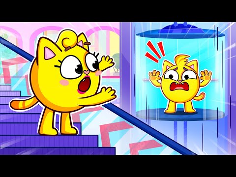 Take an Elevator Song 🙀 Mall Safety Rules | Funny Kids Songs 😻🐨🐰🦁And Nursery Rhymes by Baby Zoo