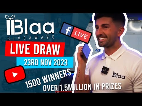 BLAA GIVEAWAYS | LIVE DRAW | 23rd November 2023