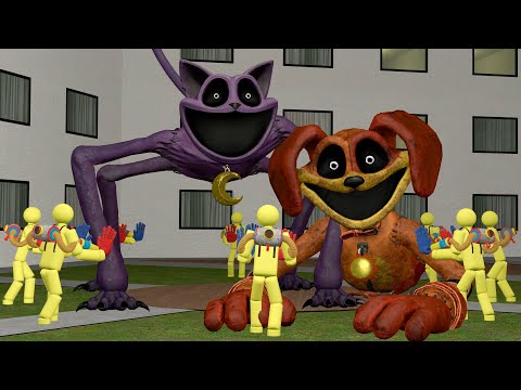 THE DOGDAY CATNAP were surrounded, but something went wrong... (Garry's Mod)