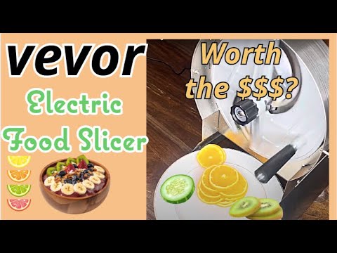 Testing This VEVOR Electric Vegetable Slicer | Rapidly Slices Fruits & Veggies at Commercial Pace