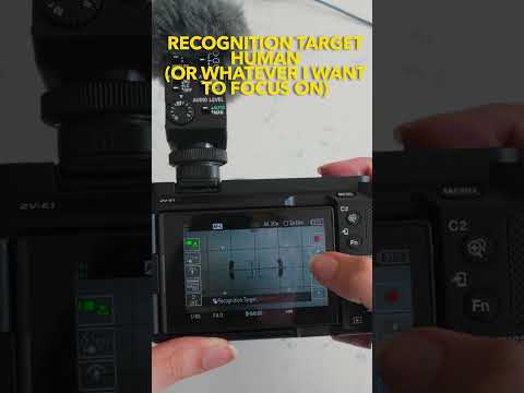 my sony zv-e1 settings *for vlogging!* #sonyzve1 #sonysettings