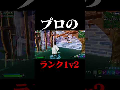 プロのランク1v2！#shorts 【フォートナイト/Fortnite】