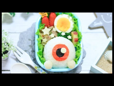 目玉おやじ の お弁当 【 ゲゲゲの鬼太郎 / キャラ弁 】How to make Japanese  Bento of Medama Oyaji