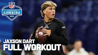 Jaxson Dart's 2025 NFL Scouting Combine workout