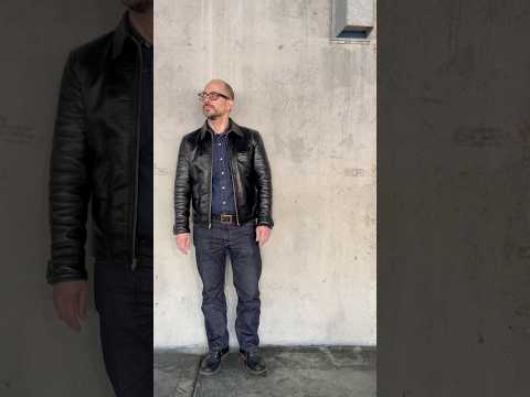 Parking Garage Had Studio-level Light #fashion #leatherjacket #mensfashion