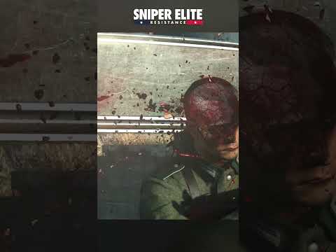 Brutal Kill Cams in Sniper Elite Resistance #Shorts