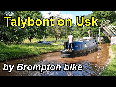 Narrowboats at Talybont on Usk, Canal, Lift Bridge and the Reservoir