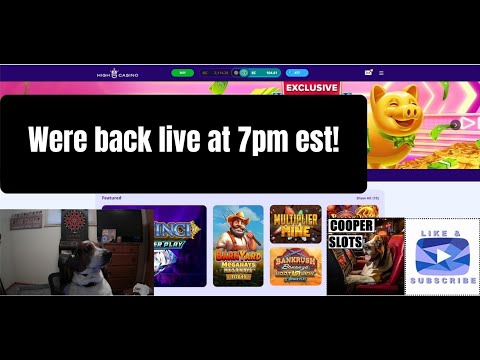 LIVE ON HIGH5 CASINO!!