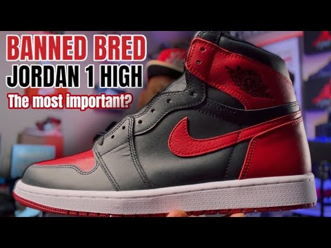 THE  MOST IMPORTANT AIR JORDAN ONE OF ALL TIMES ?? THE BANNED BRED JORDAN 1 HIGH COULD BE !!