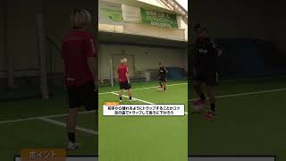 オープントラップ #概要欄でフットサル特別テクニック動画をプレゼント中 #サッカー #フットサルポイント #フットサル #footballskills