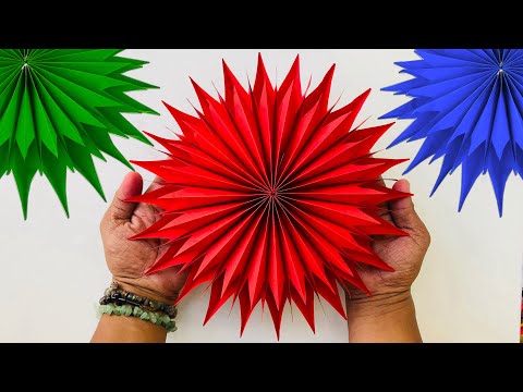 How to Make 3D Paper Snowflake for your Christmas Decoration | DIY Paper Snowflake