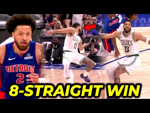 NAPAHIYA si Tatum, grabe ang lakas ng Pistons! | 8-Straight WINS!