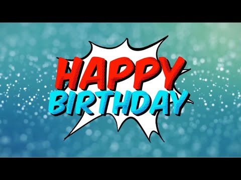 Happy Birthday with Rock Music | Animated