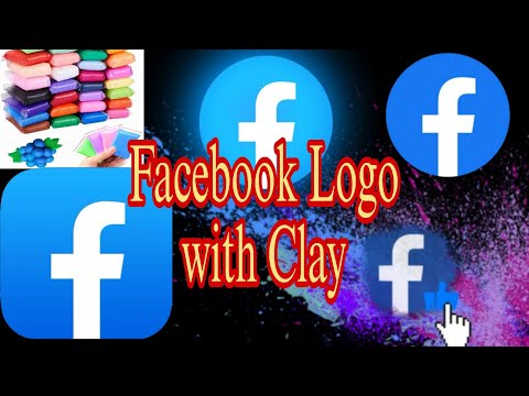 Facebook Logo with Clay How to Make a Facebook Logo Using Clay #ClayArt #PolymerClay #ClayModeling