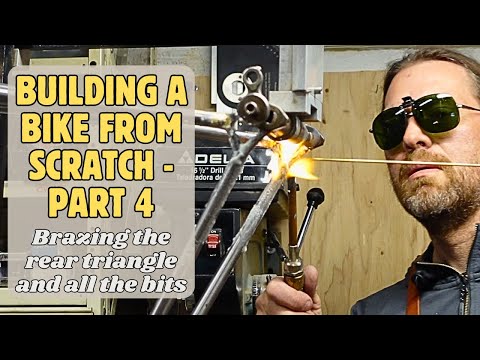 TYING IT ALL TOGETHER! Part 4 - Assembling the rear triangle, brake bosses, bridges, fork and bosses