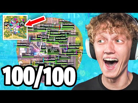 I Got 100 Players To Land At CRIME CITY In Season 2 Fortnite! (NEW MAP)