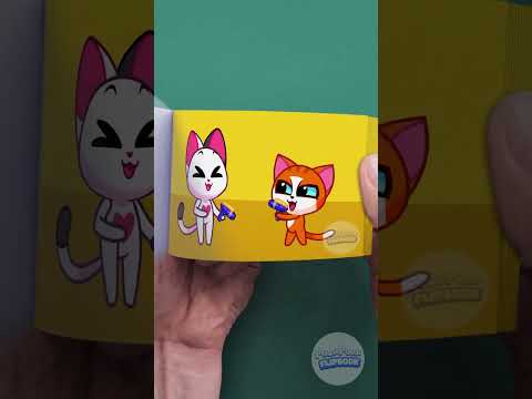 LEO VS LUCY WATER GAME!🌊😻 KIDS LEARN HAPPY VS ANGRY FEELINGS 🌈